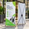 Chân standee chữ X cường lực 80x180 cm - ảnh 4