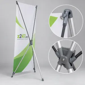 Chân standee chữ X cường lực 60x160 cm - ảnh 2