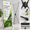 Chân standee chữ X cường lực 60x160 cm - ảnh 4