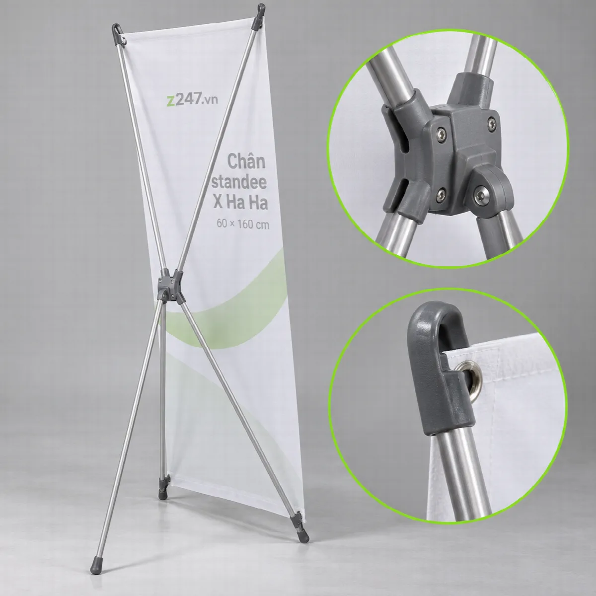 Chân standee chữ X Hà Hà 60x160 cm - ảnh 2