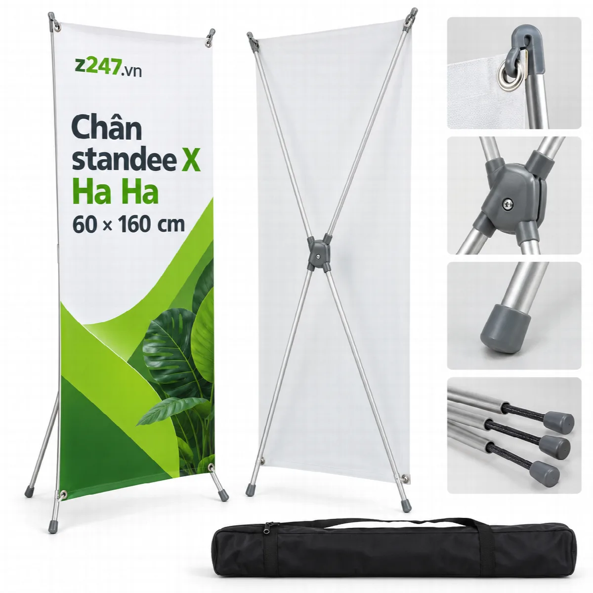 Chân standee chữ X Hà Hà 60x160 cm - ảnh 5
