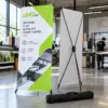 Chân standee chữ X Hàn Quốc đen 80x180 cm - ảnh 3