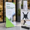 Chân standee chữ X Hàn Quốc đen 80x180 cm - ảnh 4