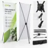 Chân standee chữ X Hàn Quốc đen 80x180 cm - ảnh 5