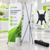 Chân standee chữ X Hàn Quốc đen 60x160 cm - ảnh 1