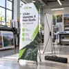 Chân standee chữ X Hàn Quốc đen 60x160 cm - ảnh 5