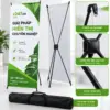 Chân standee chữ X Hàn Quốc đen 60x160 cm - ảnh 6