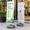 Standee chữ X đế nước vuông xám 2 mặt - ảnh 4