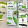 Standee cuốn nhôm tốt 80x180 cm - ảnh 1