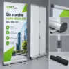 Standee cuốn nhôm tốt 80x180 cm - ảnh 2