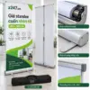 Standee cuốn nhôm tốt 80x180 cm - ảnh 6