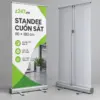 Standee cuốn sắt màu bạc 80x180 cm - ảnh 2