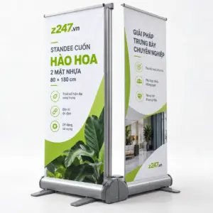 Standee cuốn Hào Hoa 2 mặt nhựa 80x180 cm - ảnh 2