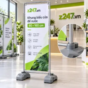Khung kiểu cửa đế nước 60x160 cm - ảnh 1