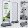 Khung kiểu cửa đế nước 60x160 cm - ảnh 2