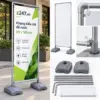 Khung kiểu cửa đế nước 60x160 cm - ảnh 5
