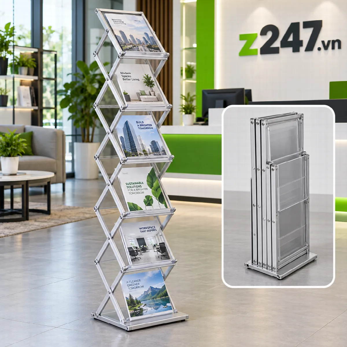 Kệ tư liệu hợp kim nhôm - ảnh 1